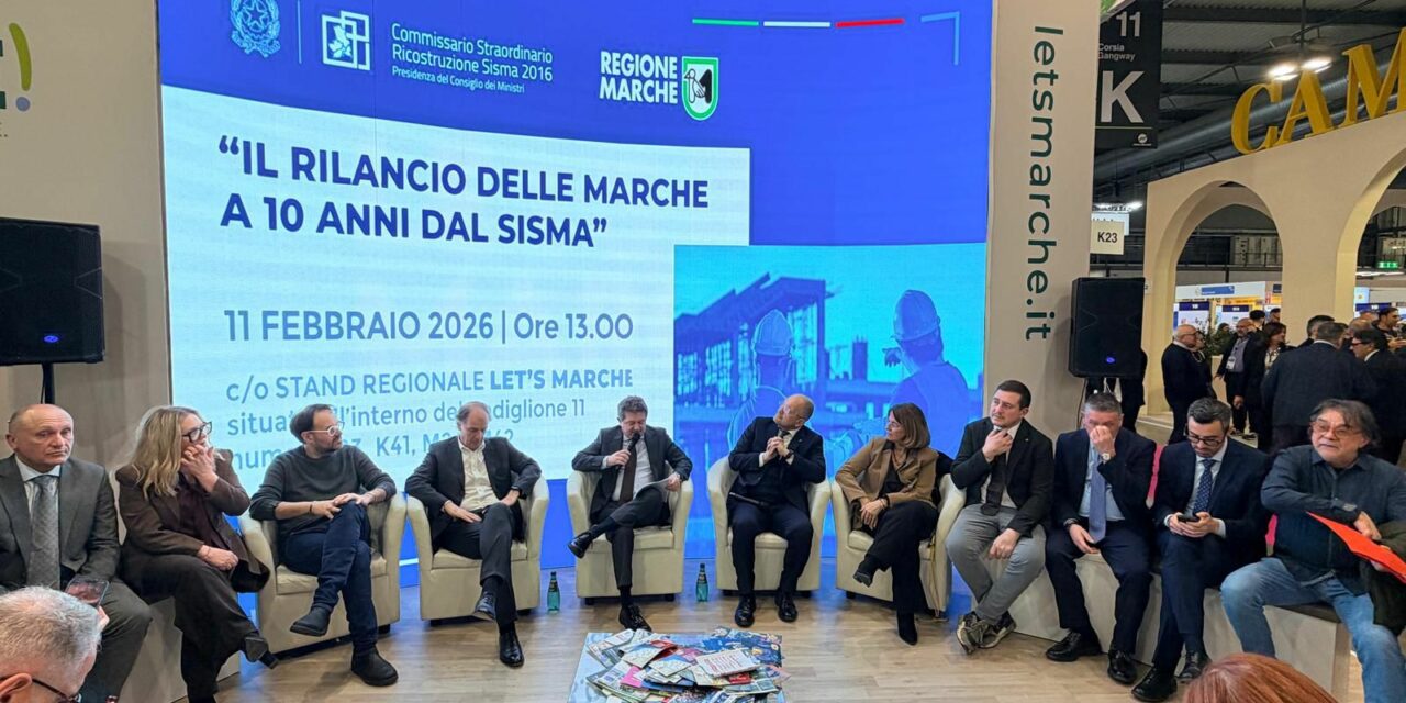 MARCHE: IL RILANCIO DOPO IL SISMA AL CENTRO DELL’EVENTO BIT DI MILANO
