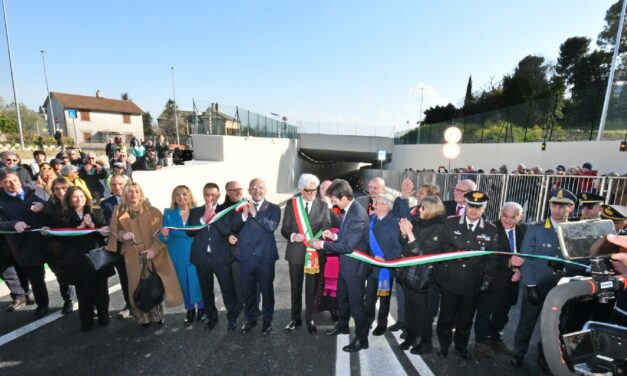 MACERATA: INAUGURATO IL NUOVO SOTTOPASSO DI VIA ROMA