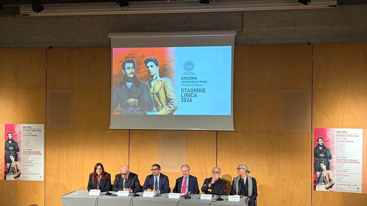 STAGIONE LIRICA 2026 DI ANCONA: DONIZETTI E MASCAGNI IN SCENA AL TEATRO DELLE MUSE