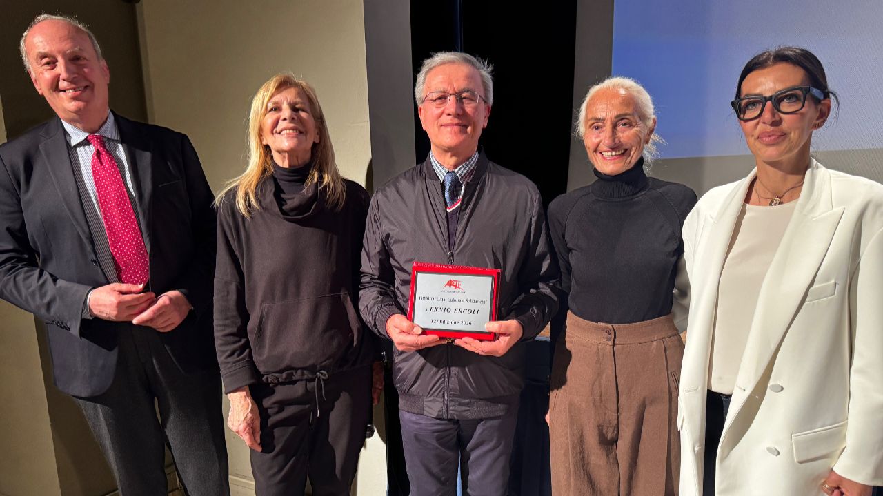 ENNIO ERCOLI PREMIATO CON IL CITTÀ-CULTURA-SOLIDARIETÀ 2026