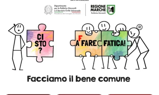 COMUNE DI ASCOLI PICENO ADERISCE AL PROGETTO ‘CI STO?AFFARE FATICA! – FACCIAMO IL BENE COMUNE’