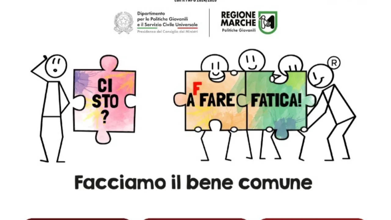 COMUNE DI ASCOLI PICENO ADERISCE AL PROGETTO 'CI STO?AFFARE FATICA! – FACCIAMO IL BENE COMUNE'