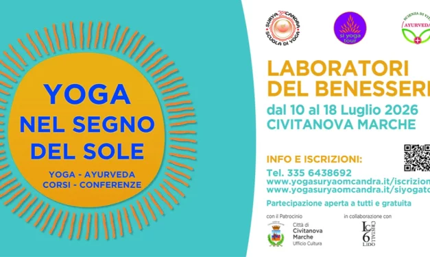 SI YOGA TOUR RITORNA A CIVITANOVA MARCHE: EDIZIONE 2026 NEL SEGNO DEL SOLE