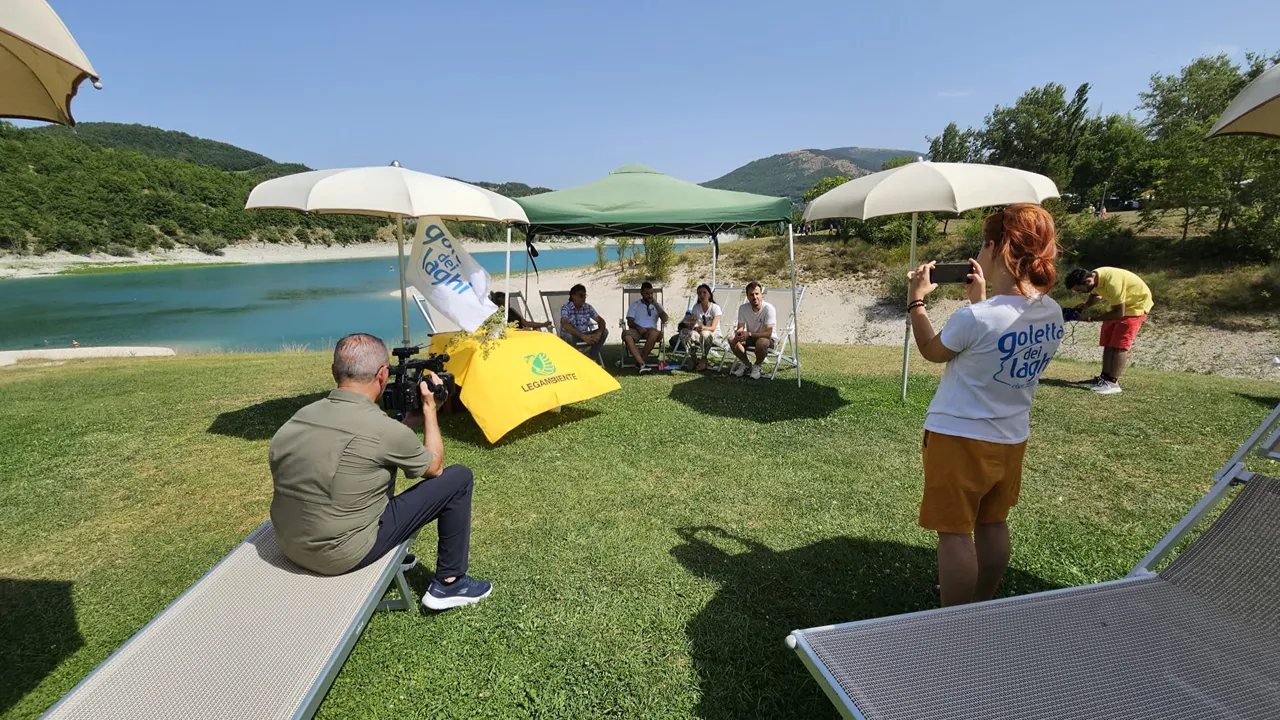 Goletta dei Laghi a San Lorenzo al Lago LAGO DI FIASTRA, ACQUE D'ECCELLENZA CONFERMATE DA LEGAMBIENTE E QUATTRO VELE