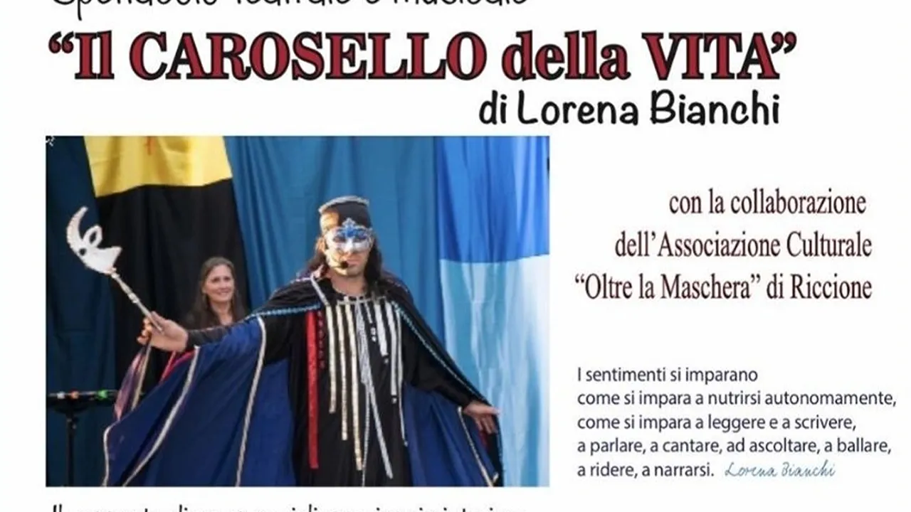 IL-CAROSELLO-DELLA-VITA-di-Lorena-Bianchi PALAZZO GRADARI OSPITA 'IL CAROSELLO DELLA VITA' TRA TEATRO, MUSICA E RIFLESSIONE