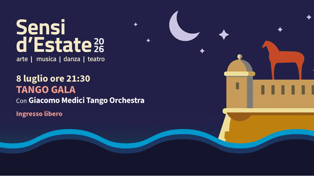 SENSI D'ESTATE 2026: TANGO GALA APRE LA RASSEGNA ALLA MOLE DI ANCONA
