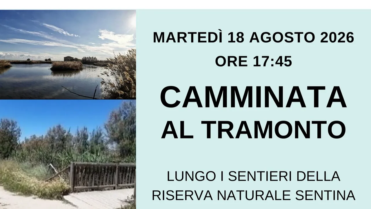 CAMMINATA AL TRAMONTO ALLA SENTINA: APPUNTAMENTO IL 18 AGOSTO