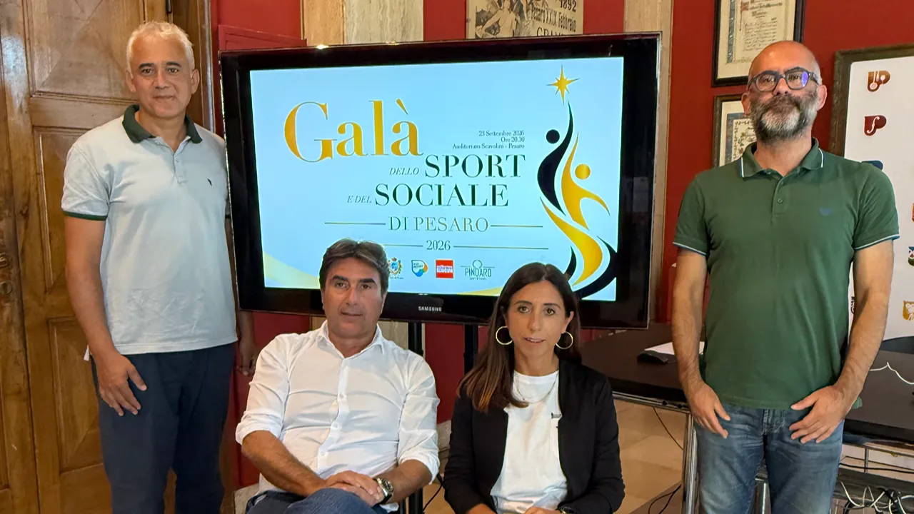 Presentazione a PESARO del GALÀ DELLO SPORT E DEL SOCIALE 2026