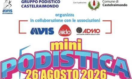 MINI PODISTICA A CASTELRAIMONDO: UN MERCOLEDÌ DI SPORT PER BAMBINI E RAGAZZI