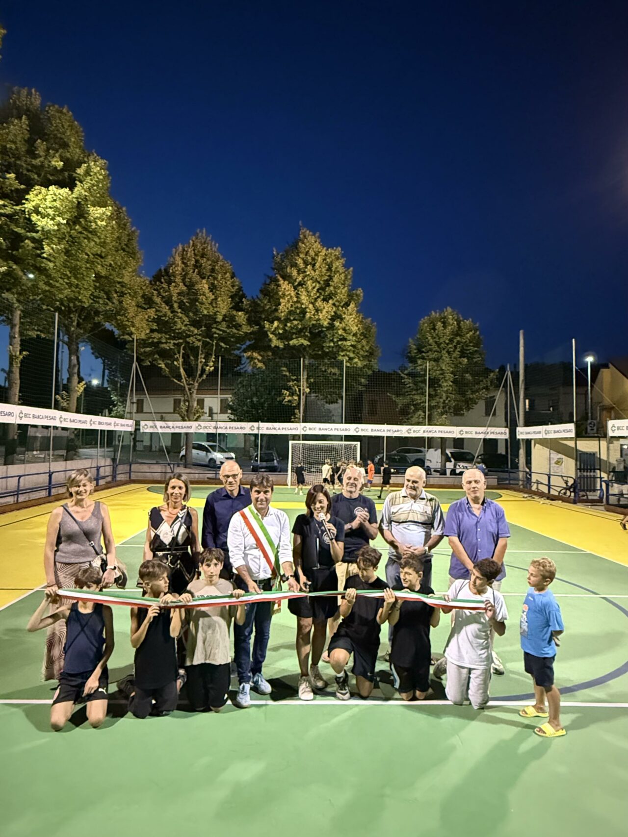 Festa a SANTA MARIA DELL'ARZILLA per la nuova pista polivalente