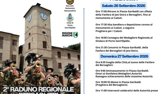 PORTO SANT’ELPIDIO ospita il raduno regionale dei BERSAGLIERI