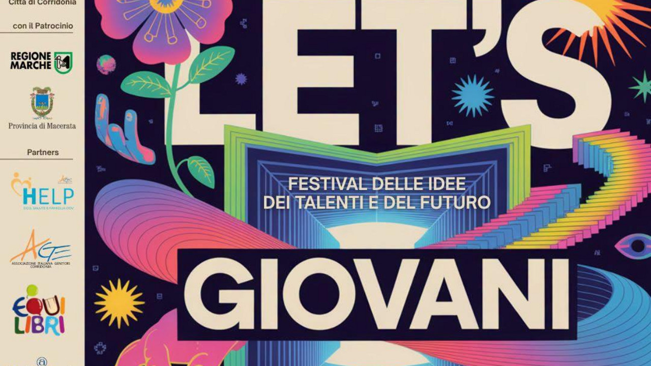 A CORRIDONIA il festival LET’S GIOVANI 2026: idee e talenti per il futuro A CORRIDONIA il festival LET’S GIOVANI 2026: idee e talenti per il futuro