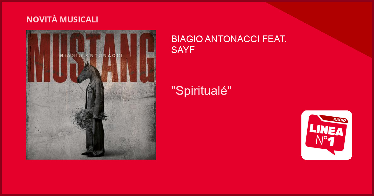 Biagio Antonacci: ‘Spiritualé’, il nuovo album ‘Mustang’ e il tour a Pompei Biagio Antonacci: 'Spiritualé', il nuovo album 'Mustang' e il tour a Pompei