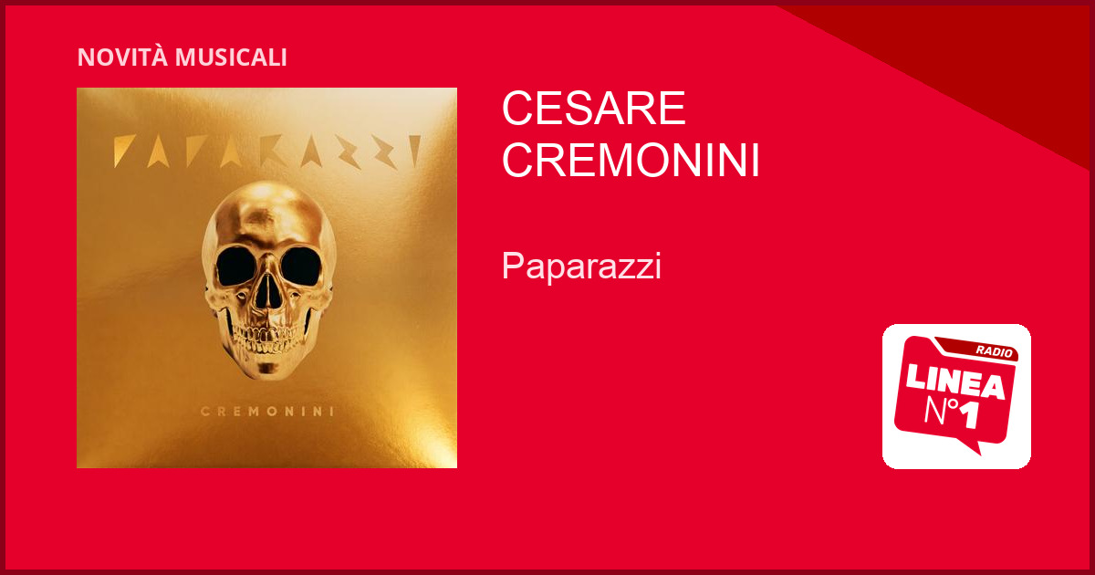 Cesare Cremonini: ‘Paparazzi’ è il nuovo singolo. Tour ‘Amateur’ con data zero ad ANCONA Cesare Cremonini: 'Paparazzi' è il nuovo singolo. Tour 'Amateur' con data zero ad ANCONA
