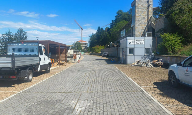 Proseguono a CAMERINO i lavori per il parcheggio di viale EMILIO BETTI