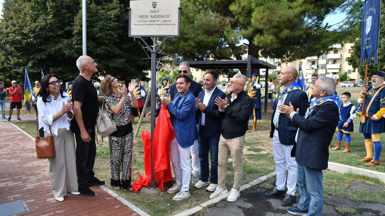 Inaugurato ad ASCOLI PICENO il parco EMILIO NARDINOCCHI