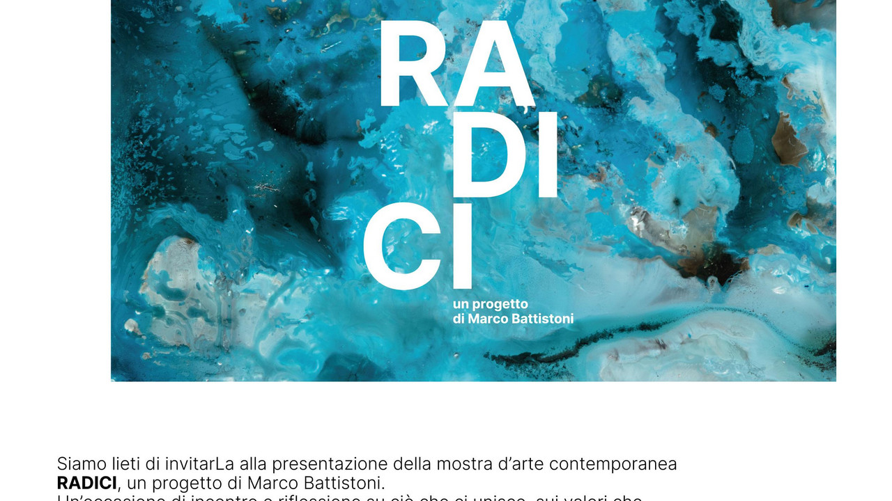 mostra 'radici' di MARCO BATTISTONI a CIVITANOVA MARCHE
