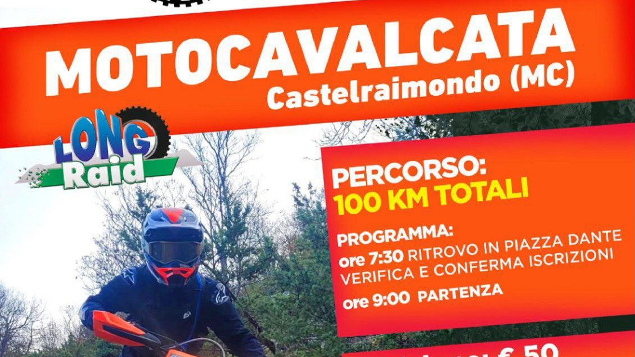 MOTOCAVALCATA a CASTELRAIMONDO: appuntamento DOMENICA 25 OTTOBRE MOTOCAVALCATA a CASTELRAIMONDO: appuntamento DOMENICA 25 OTTOBRE