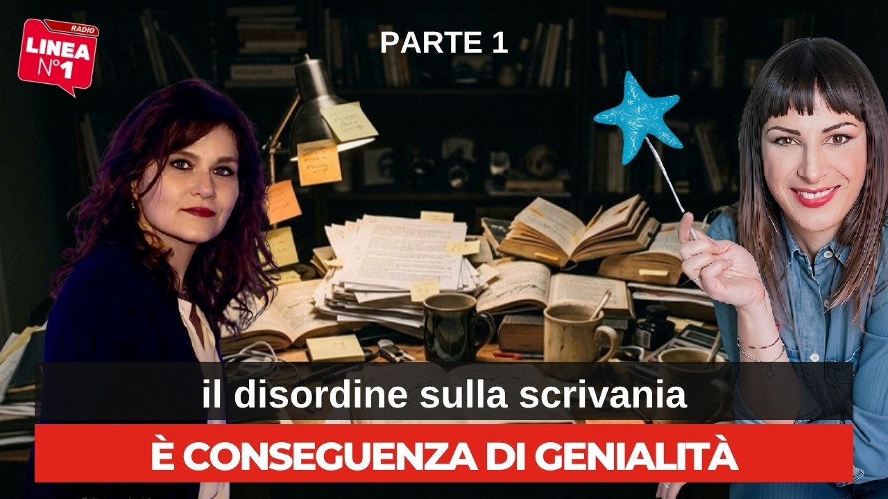Scrivania disordinata: genio o caos? L’analisi di CLARA ROMANELLI a RADIO LINEA N.1 Scrivania disordinata: genio o caos? L'analisi di CLARA ROMANELLI a RADIO LINEA N.1